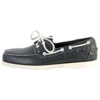 Chaussures bateaux Sebago Docksides Portland Navy Homme - Cuir - Lacets carrés - Confort exceptionnel