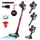 YARZHEEN Aspirateur Balai sans Fil multifonctions 4 en 1,2vitesses,16Kpa/180W,1L,LED,Aspirateur sans Sac pour Dur Tapis Poils d'anim