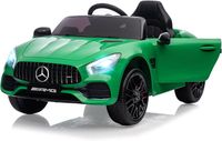 Voiture Electrique Enfants Mercedes-Benz AMG-GT Sous Licence 12V  Avec Télécommande Suspension 3 Vitesses LED Klaxon Vert