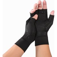 Taille L - 1 paire de gants de Compression d'arthrite haute cuivre infusé gants pour l'arthrite pour hommes e