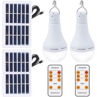 Ampoule solaire pour poulailler, Led USB, télécommande, capteur, chauffage d'urgence, Rechargeable, stockage,