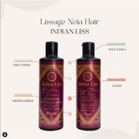 LISSAGE NOIA HAIR - INDIAN LISS - AMLA ,CAVIAR & GINSENG INDIEN - PROTEIN GOLD - 2 X 200ML