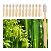 Set de 24 brosses à dents en bambou - 10035425-49