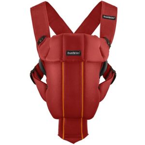 porte bébé babybjorn noir et rouge