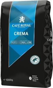 CAFÉ EN GRAINS 1KG Grains de CAFÉ CREMA - Certifié Rainforest - Doux et Équilibré by Café Royal