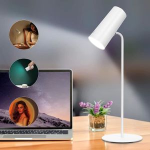 MAYTHANK Lampe de Bureau Lampe de Table Sans fil Rechargeable USB