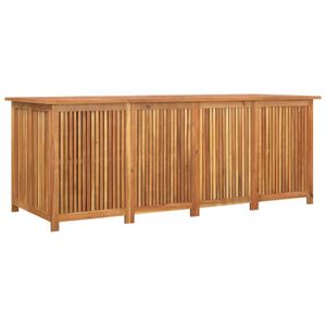 Coffre de jardin en bois de pin traité - 56 x 150 x 65 cm - Weka