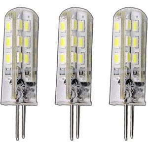 AMPOULE - LED Ampoules Led G4 1.5 W 24 Smd 12 V Dc 125 Lumen 360 ° Éclairage Blanc Chaud - Lot De 3