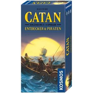 JEU SOCIÉTÉ - PLATEAU Extension CATAN - Explorateurs & Pirates - Pour 5-