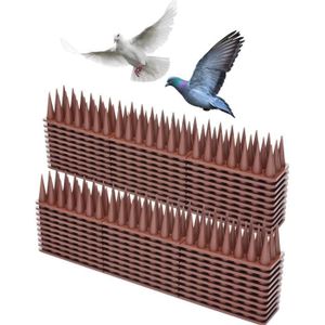 FILET ANTI-OISEAUX 6 Mètres Pic Anti Pigeon Plastique,20 Pièces Répul