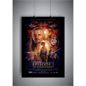 AFFICHE - POSTER Poster STAR WARS 1 the phantom menace affiche cinéma wall art - A3 (42x29,7cm)