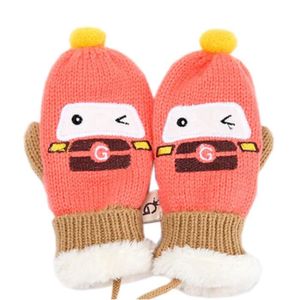 2 4 Ans Moufles Tricot Hiver Pour Bebe Fille Garcon Gants Tricote Doublure En Polaire Mitaine Chaud Avec Corde Anti Perdu Gants Doux Et Confortable Pour Ski Snowboard Bebe Puericulture Gants Et Moufles