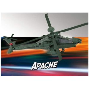AVION - HÉLICO Maquette d'hélicoptère Apache AH-64 à construire -