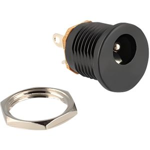 Cikonielf prise d'alimentation DC Barrel 5 paires 5.5x2.1mm mâle femelle DC  Power Barrel Plug Jack connecteur câble fil (noir) - Cdiscount Bricolage