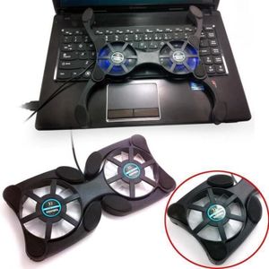 40,6 cm avec 5 ventilateurs Silencieux 2000rpm Noir Leshp Laptop Cooling Pad USB pour ordinateur portable ventilateur Cooler Portable pour ordinateurs portables 10 