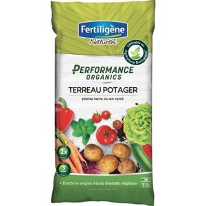 TERREAU - SABLE SHOT CASE - FERTILIGENE Terreau Performance Organics Potager - 35 L
