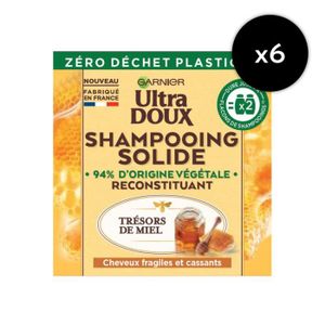 SHAMPOING [LOT DE 12] Shampooing solide Protecteur miel Ultra Doux 60g