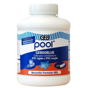 COLLE - PATE FIXATION Colle Pool Gebsoblue boîte 500ml - GEB - 504503