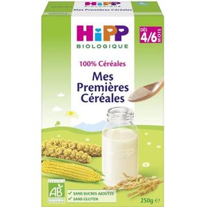 CÉRÉALES BÉBÉ Hipp Bio 100% Céréales Mes Premières Céréales +4m 