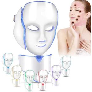 ANTI-ÂGE - ANTI-RIDE 7 couleurs LED masque facial de traitement de la l