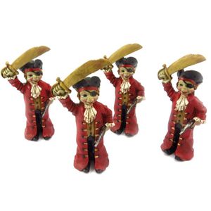 FIGURINE - PERSONNAGE Set de 4 figurines Pixies Pirates - LES TRESORS DE