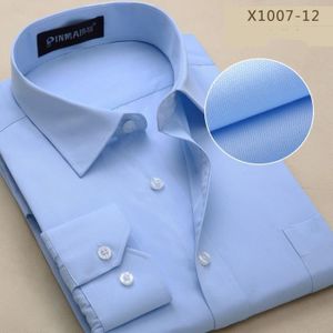 Chemise ajustée à manches longues pour homme en bleu nuit - NO EXCESS - Vêtements