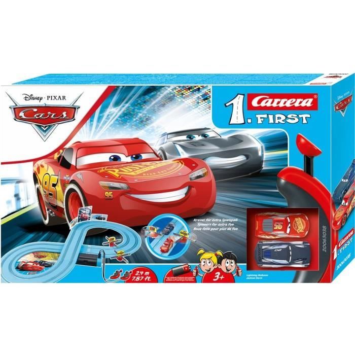 Disney Cars Flash McQueen Glow Racer brille dans le noir Voiture Course de  Nuit Set accessoire Carrera Circuit Go et carte - Cdiscount Jeux - Jouets