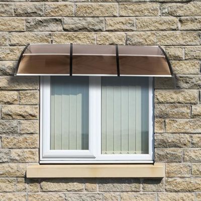 Auvent Pour Porte D'entrée 100 X 150 Cm Auvent Arqué Auvent En 100 X 150 Cm Auvent Arque Auvent En Polycarbonate Transparent Auvent 5 Mm Support Pp 88717834