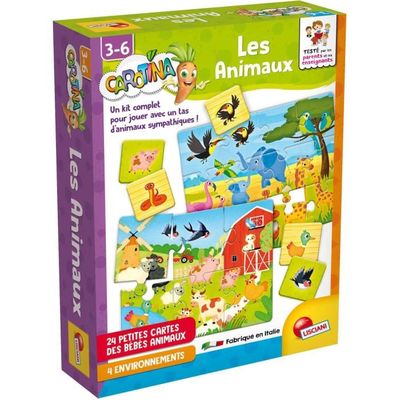 éveil Musical Interactif Lisciani Tableau Éveil Musical Bébé - Livre Parlant Animaux - Comptines - Sensoriel 6 Mois Et Plus Table D'éveil Carotina Sons Animaux Livre Parlant 6 Mois