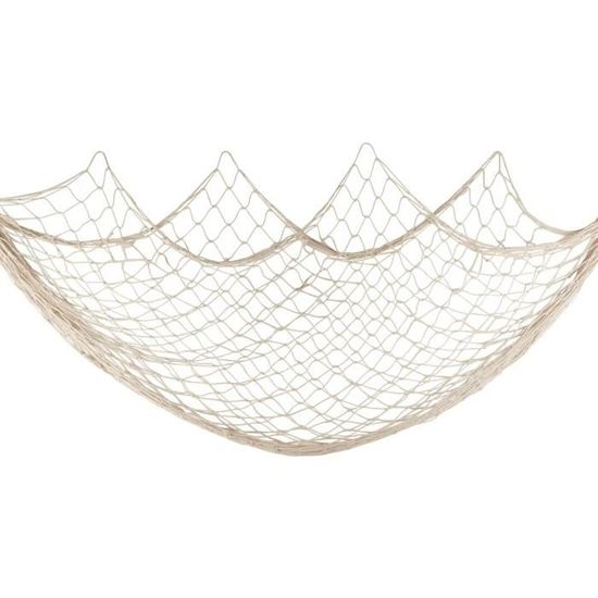 Filet de pêche en corde de chanvre méditerranéenne - Décoration murale