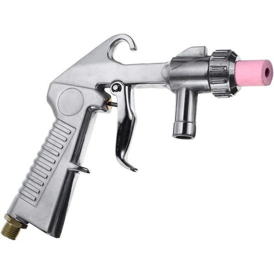 Pistolet De Sablage Polyvalent à Air Comprimé Avec Buses De Différents Calibres, Pistolet De Sablage Avec Tuyau En Caoutchouc De 1 M, Accessoires Pour Sablage Pour Projets Professionnels Et Bricolage