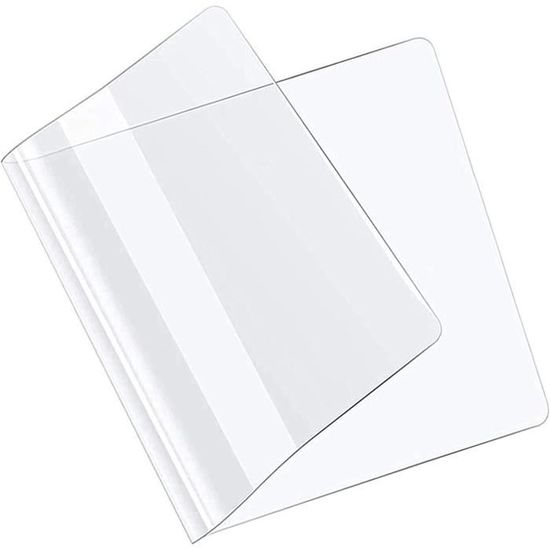 Nappe Transparente PVC Anti-Rayures – Protection De Table 1,5mm Épaisseur 30,5x152,4 Cm – Sous-main Découpable Résistant à La Chaleur
