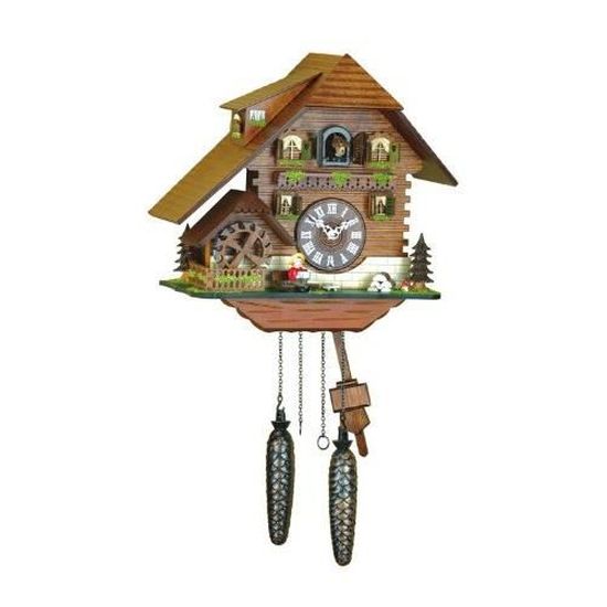 Pendule à coucou à quartz Maison de Forêt Noire avec musique .. EN