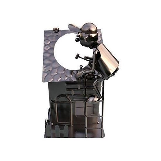 Table Ronde 60x70 Cm En Métal Et Verre De Sécurité Pour Balcon Ou Jardin,noir - Table De Jardin