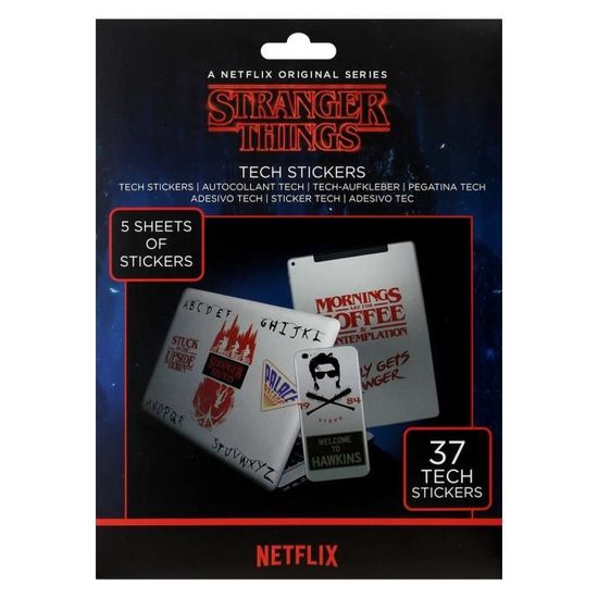 Stranger Things – Set Adesivi E Decalcomanie Per Gadget - 4