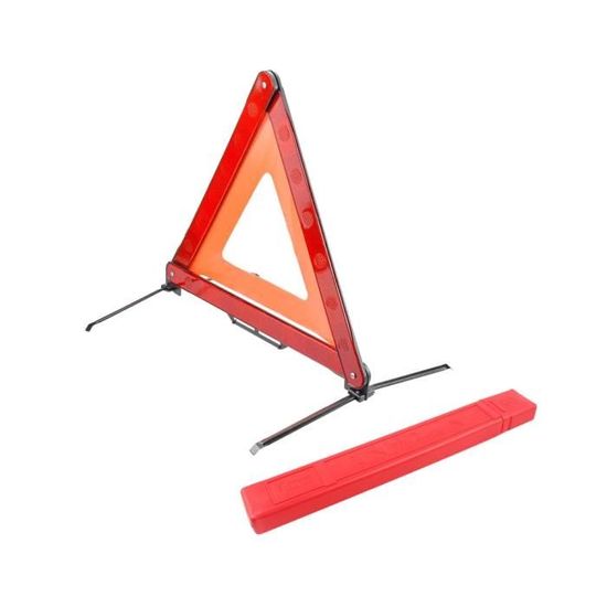 Panneau de signalisation triangulaire réfléchissant pratique en forme de pyramide quadrangulaire pliable à haute stabilité avec avertissement de sécurité - Chine Triangle d'avertissement, sécurité routière