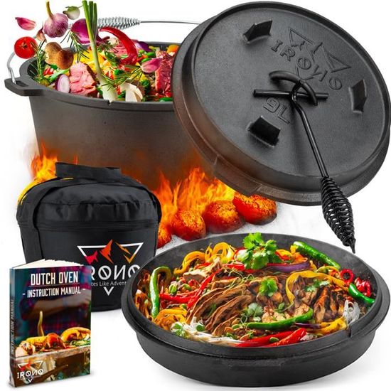 Cocotte en fonte émaillée Beka Nori 31cm ovale