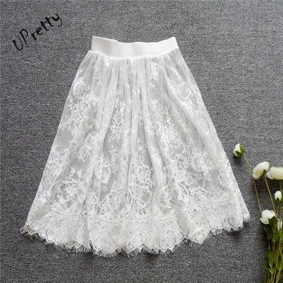 Jupe Jupe courte en Tulle et dentelle pour femmes Sexy