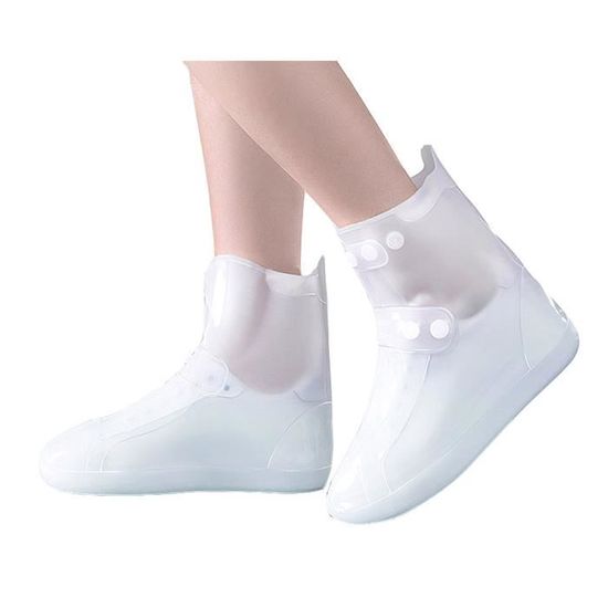 Couvre-chaussures Imperméables, Surchaussures En Silicone R Utilisables Protecteurs De Chaussures Pour Pluie Neige D Sert Plage Boue Routes Haute Couv