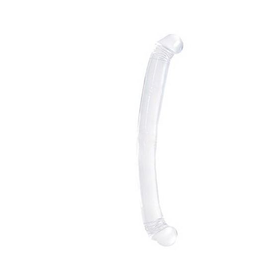 Double Gode Dong LUNA Par ALIVE - Silicone 100% Mauve - Pour Double Pénétration Couple - Neuf - Colis Discret
