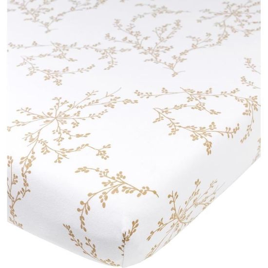 Meyco Baby Housse De Matelas Lit De Voyage 60x120 Cm - 100% Coton Doux, Grey