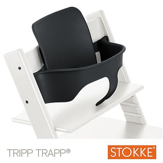 Baby Set - STOKKE - Tripp Trapp - Noir - Bébé - Réglable