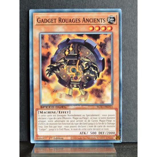 Carte YUGIOH SGX1FRD11 Ancient Gear Gadget NEUF FR Cdiscount Jeux