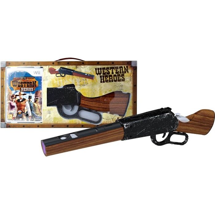 PACK WESTERN HEROES + WINCHESTER / Jeu console Wii