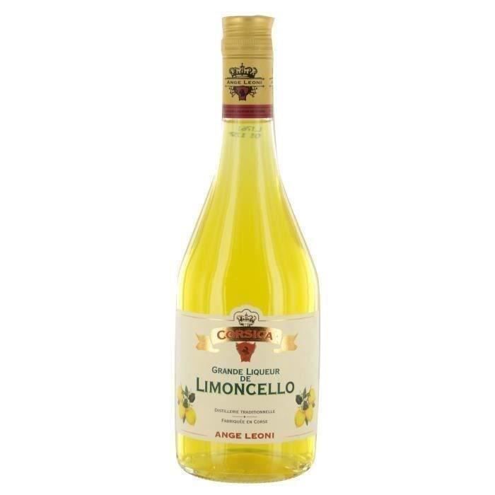 A Leoni Grande Liqueur De Limoncello 70 Cl 18 Fabriquee En Corse La Cave Cdiscount