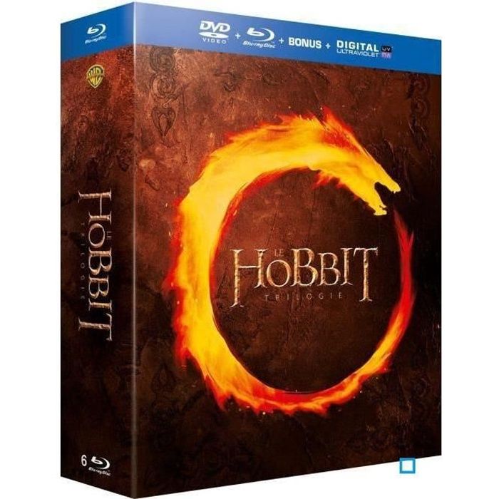 Blu-Ray Coffret trilogie le hobbit : un voyage  - Cdiscount DVD