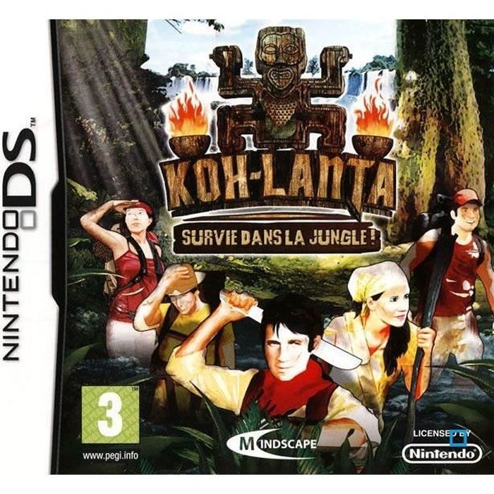 Koh Lanta : Survie Dans La Jungle Jeu Nintendo Ds - vue 2