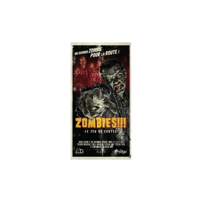 Jeux de société - Zombies !!! - Jeu de cartes