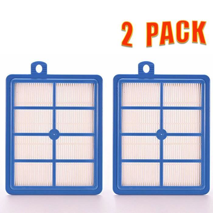2pcs - Lot de filtres lavables HEPA pour aspirateur Philips Electrolux,référence de filtres H12 et H13 qui co
