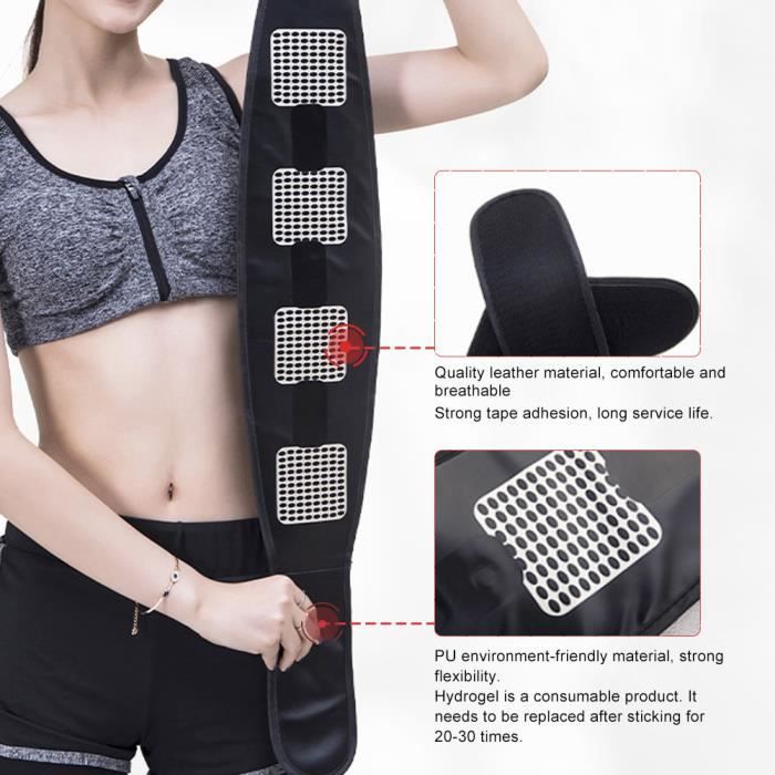 Rouleau de massage Entraîneur musculaire abdominal hommes taille formation du ventre vibration musculation à maison